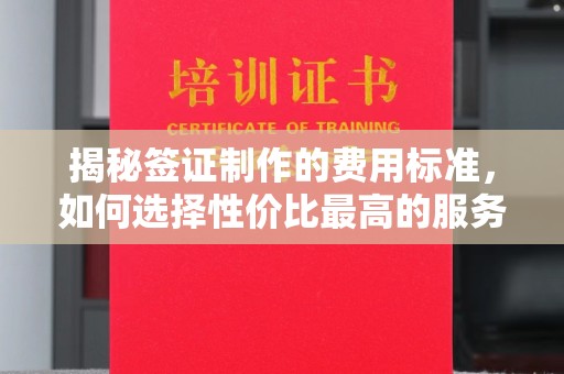 芮城揭秘签证制作的费用标准，如何选择性价比最高的服务？