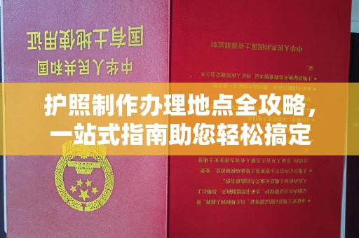 芮城护照制作办理地点全攻略，一站式指南助您轻松搞定